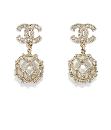 chanel earrings costume jewelry